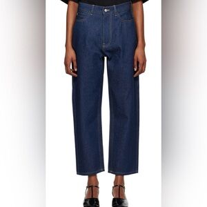 Women's Classic Blue Boot Cut Jeans Studio Nicholson Indigo Ruthe jeans